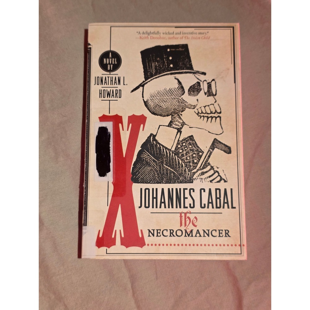 Johannes Cabal The Necromancer Novel by Jonathan L Howard Paperback Book